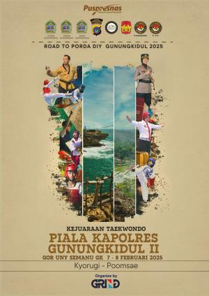 Kejuaraan KAPOLRES GUNUNG KIDUL TAEKWONDO CHAMPIONSHIP II TH.2025 Pengkab TI GK - GRIND ti-adityawirasena.com